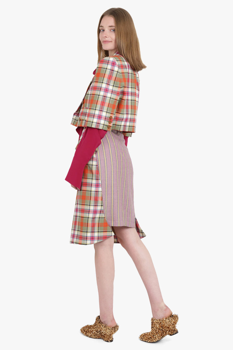 VIVIENNE WESTWOOD RTW Waistcoat Tartan Midi Skirt | Multi