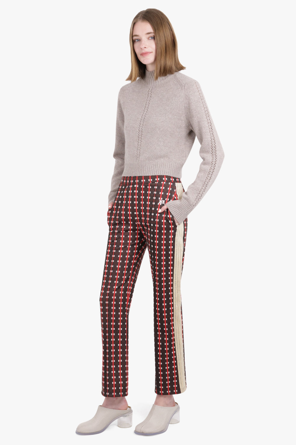 WALES BONNER RTW Power Trackpant | Brown/Red