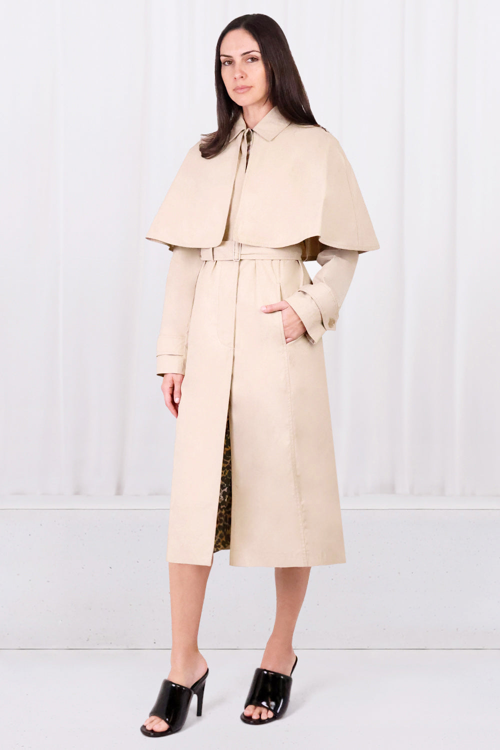 ACNE STUDIOS RTW Olibas CTD Trench | Light Beige