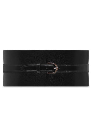 ALAIA ACCESSORIES Neo Bustier Calfskin Belt | Black