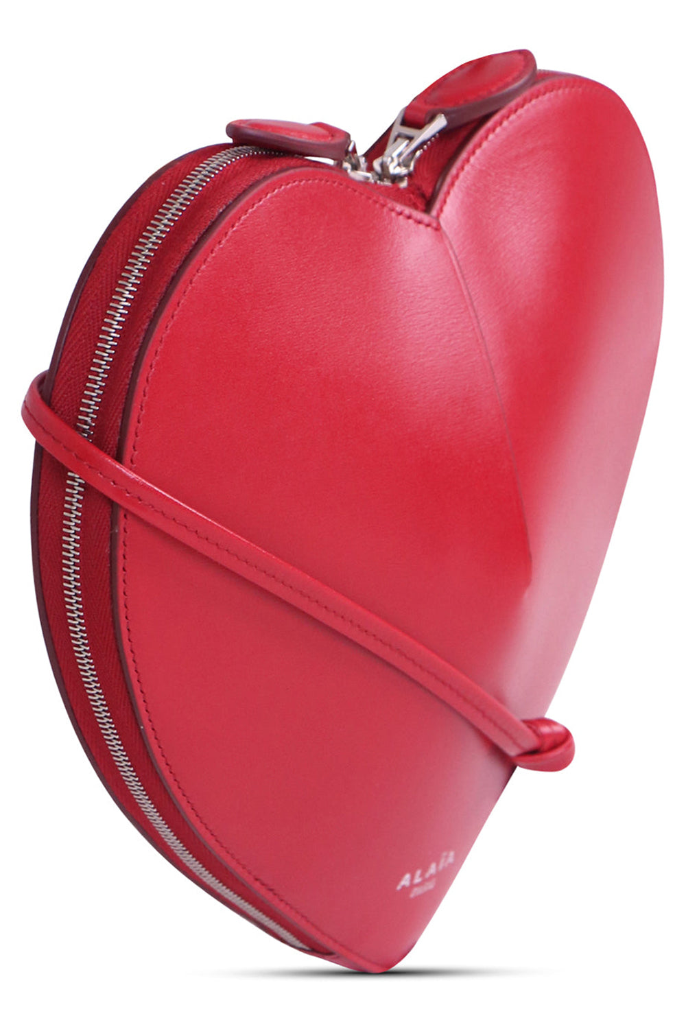 Le Coeur Heart Shape Calfskin Bag | Red – Parlour X