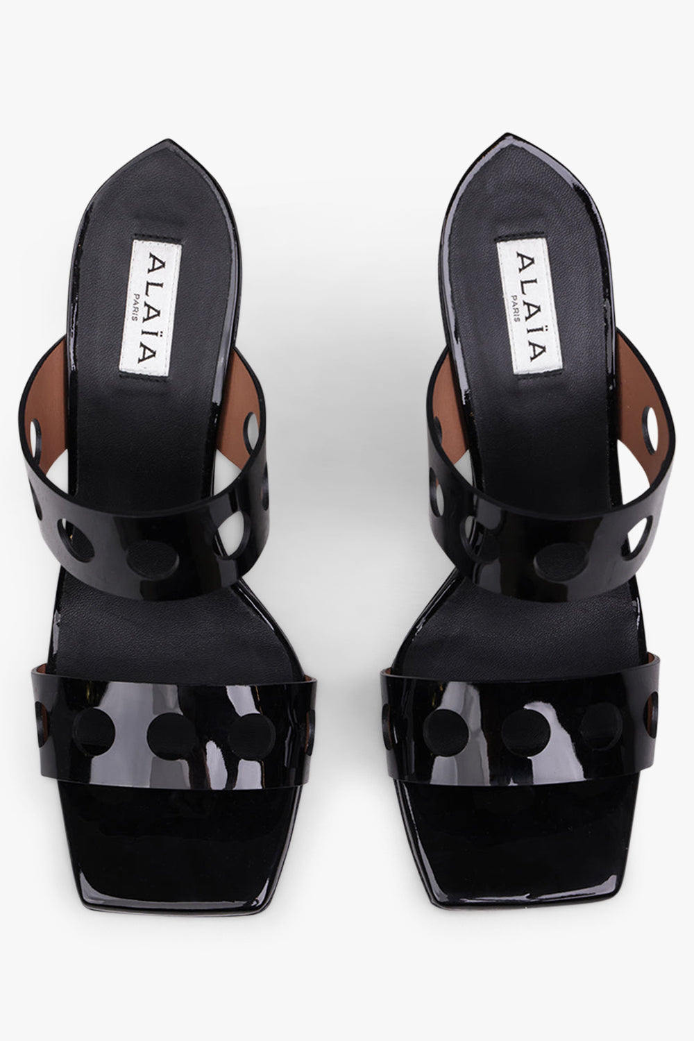 Alaïa Leather Cutout Accent Gladiator Sandals - Black Sandals, Shoes -  AL288809 | The RealReal