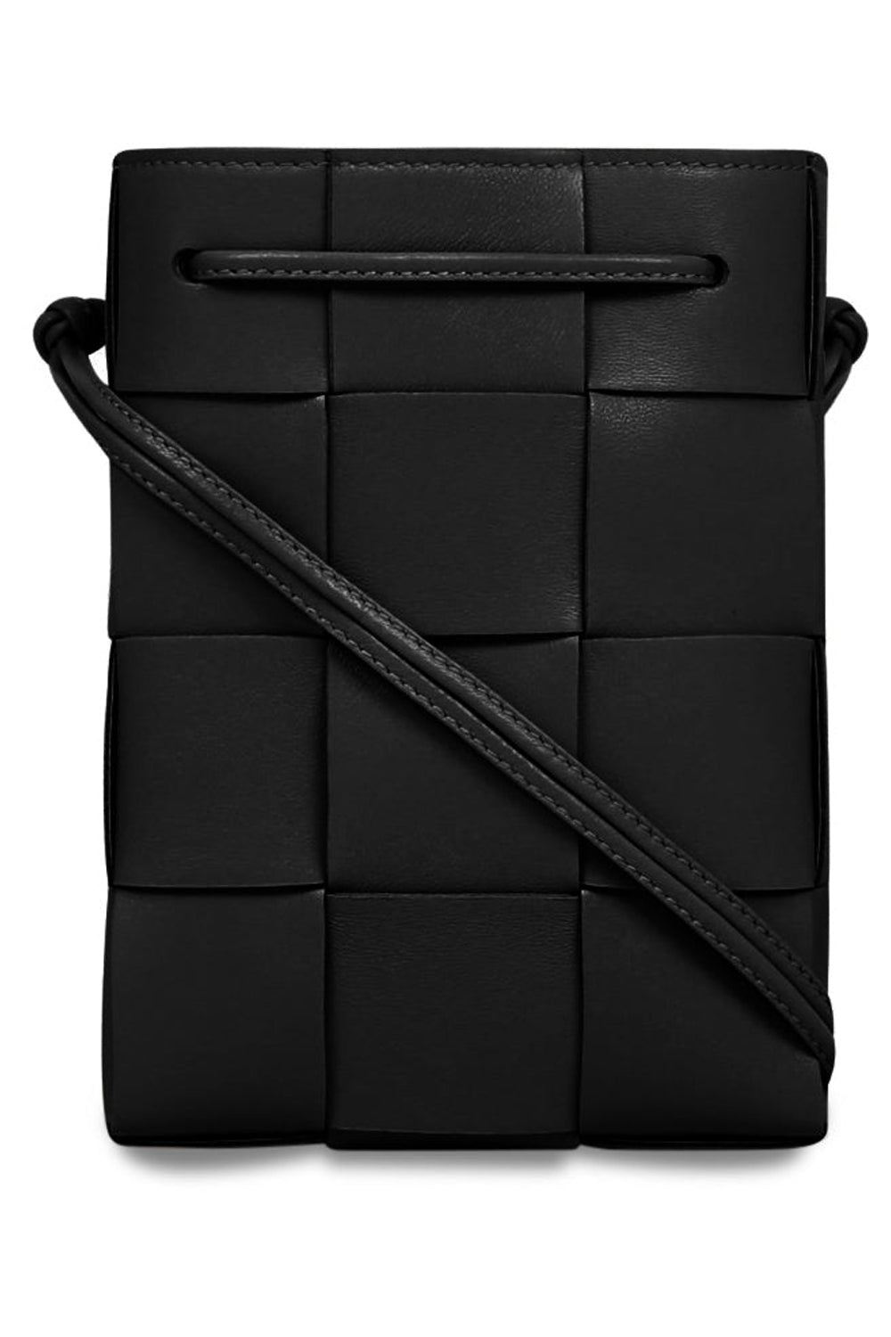 Bottega Veneta Mini Loop Leather Shoulder Bag Thunder