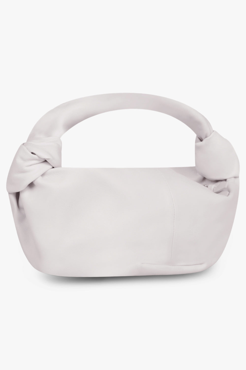 BOTTEGA VENETA DOUBLE KNOT MINI BAG WHITE GOLD NEW SEASON PARLOUR