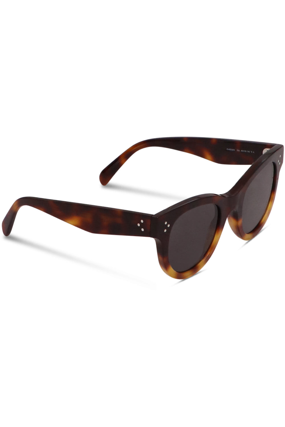 Brown Round acetate sunglasses | Celine Eyewear | MATCHES UK