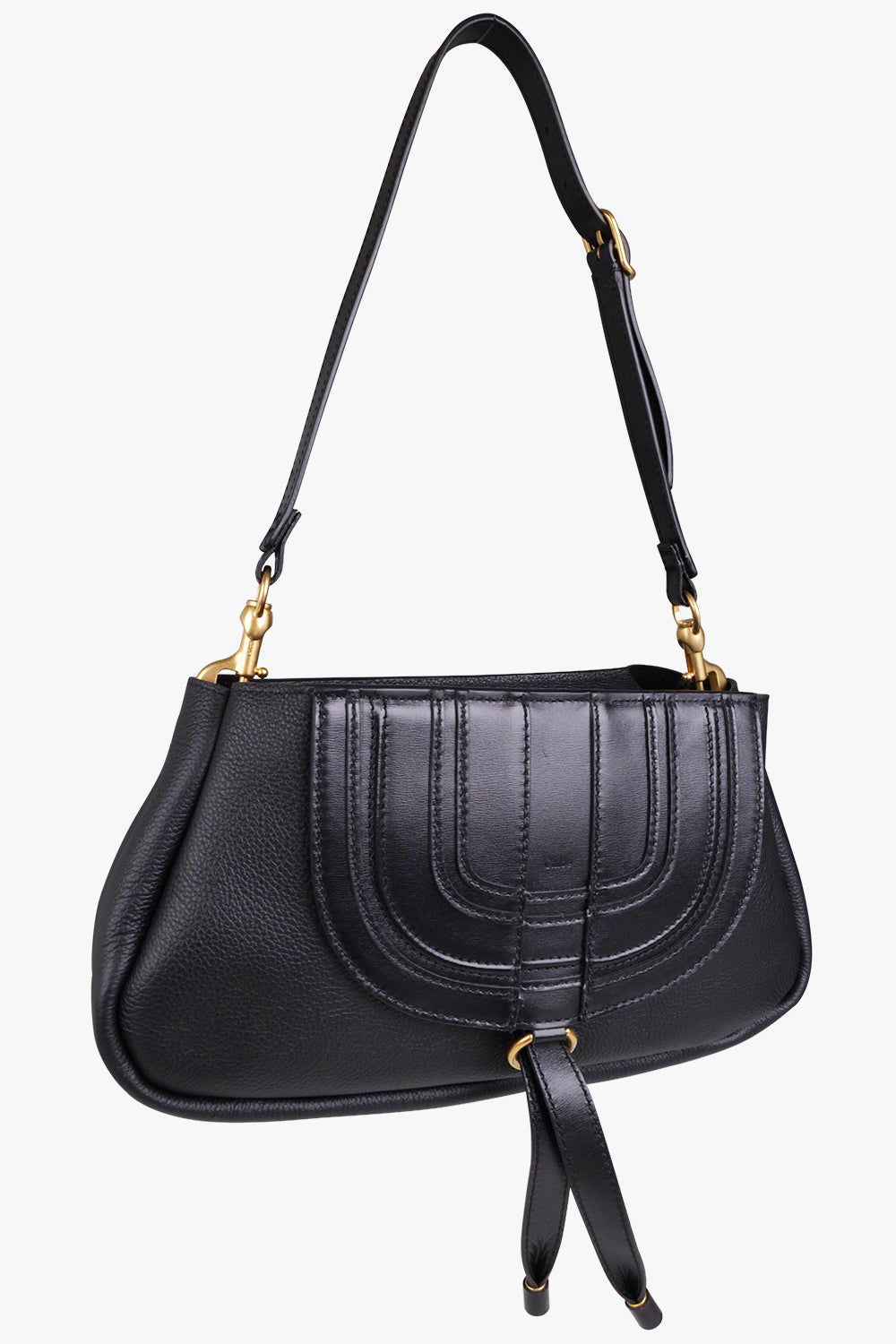 Chloe saddle bag discount black