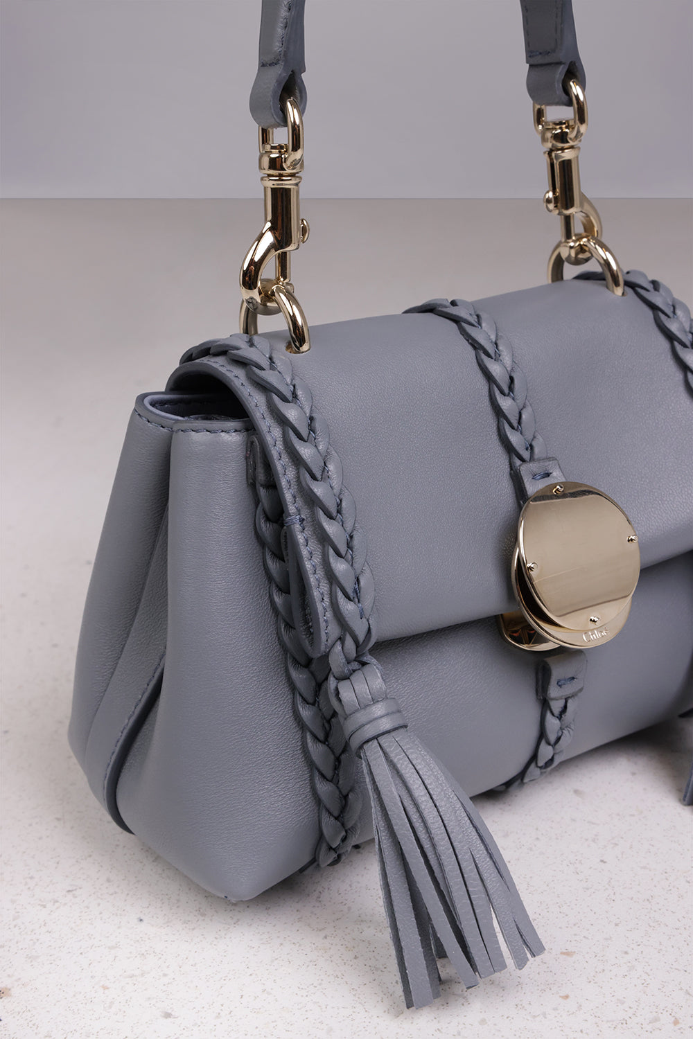 CHLOE SMALL PENELOPE BAG STORM BLUE NEW SEASON PARLOUR X ONLINE