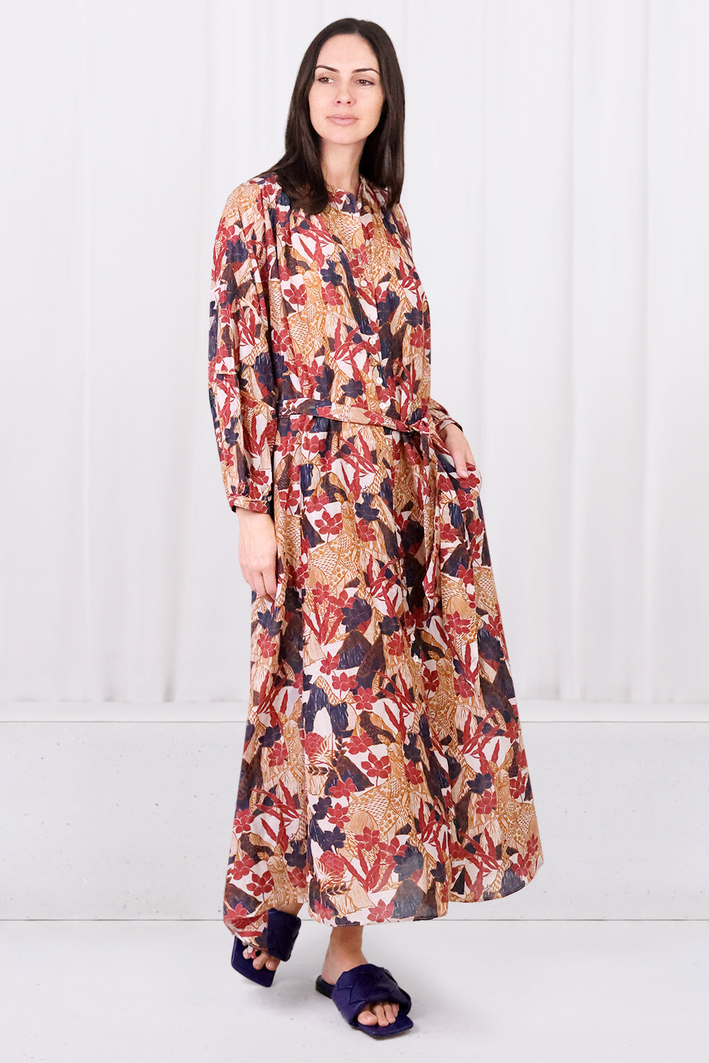 CHUFY RTW BUNNIE MAXI DRESS | BADRA BEIGE