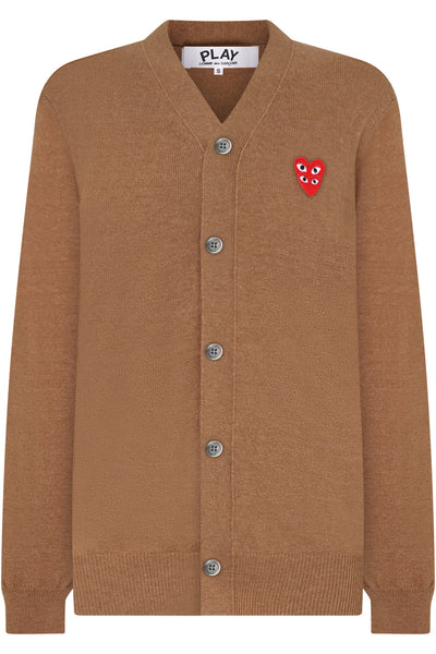 Comme des garcons play cardigan beige hotsell