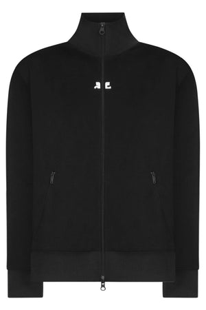 COURREGES RTW INTERLOCK TRACKSUIT JACKET | BLACK