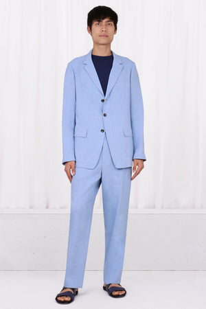 DRIES VAN NOTEN RTW BILBAO BLAZER | LIGHT BLUE