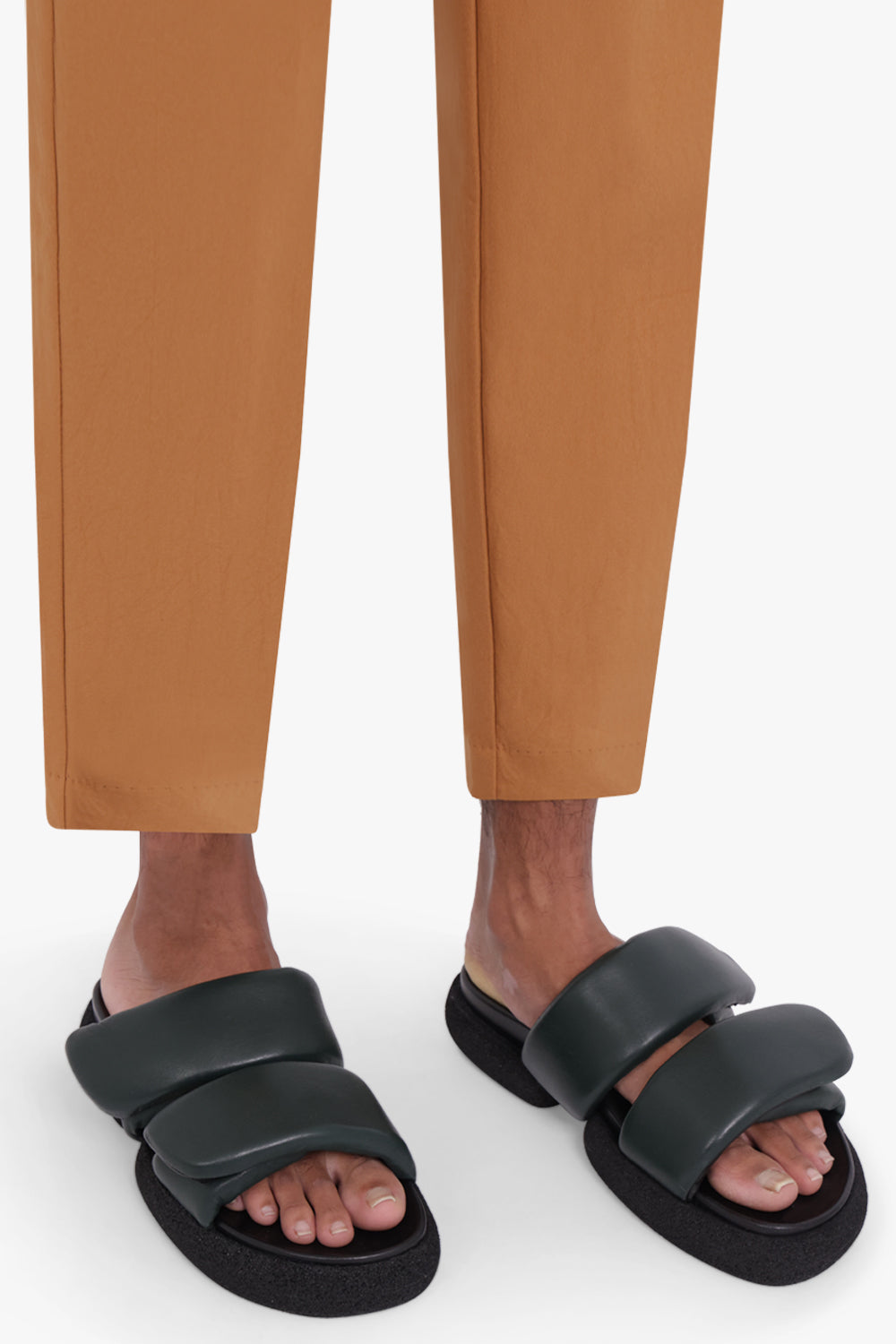 Dries van store noten leather sandals