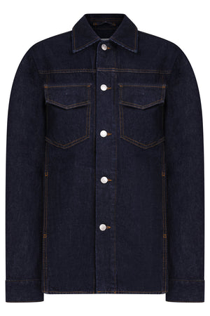 DRIES VAN NOTEN RTW Valashe Denim Jacket | Indigo