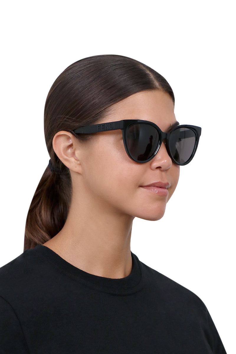 FENDI CAT EYE SUNGLASSES BLACK BLACK PARLOUR X SYDNEY NEW SEASON Parlour X