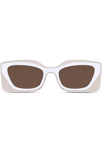 Fendi white sunglasses best sale