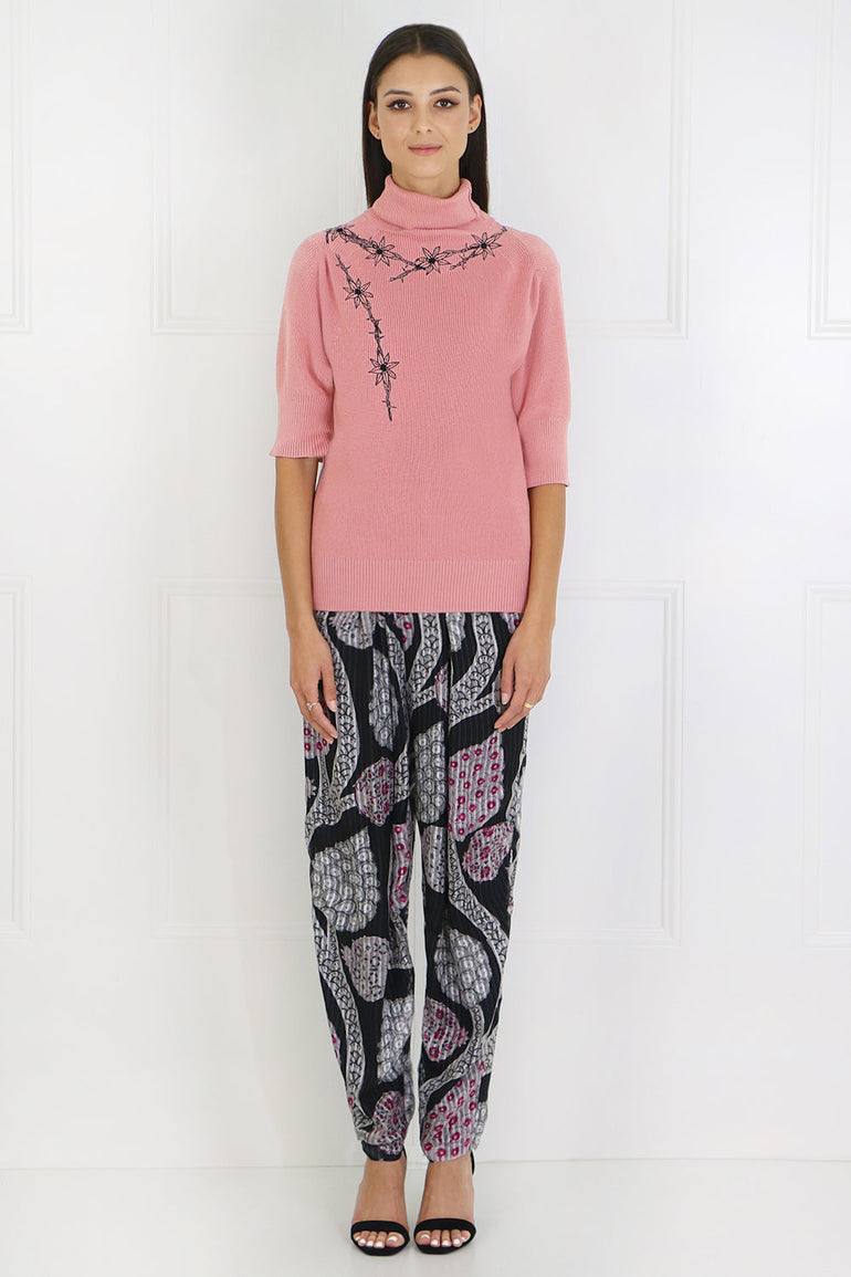 ISABEL MARANT RTW EVERSON RELAXED PANT | PAISLEY PRINT BLACK