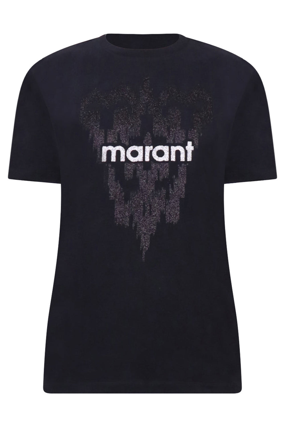 ISABEL MARANT ZEWEL LOGO PRINT T SHIRT BLACK NEW SEASON PARLOUR X ...