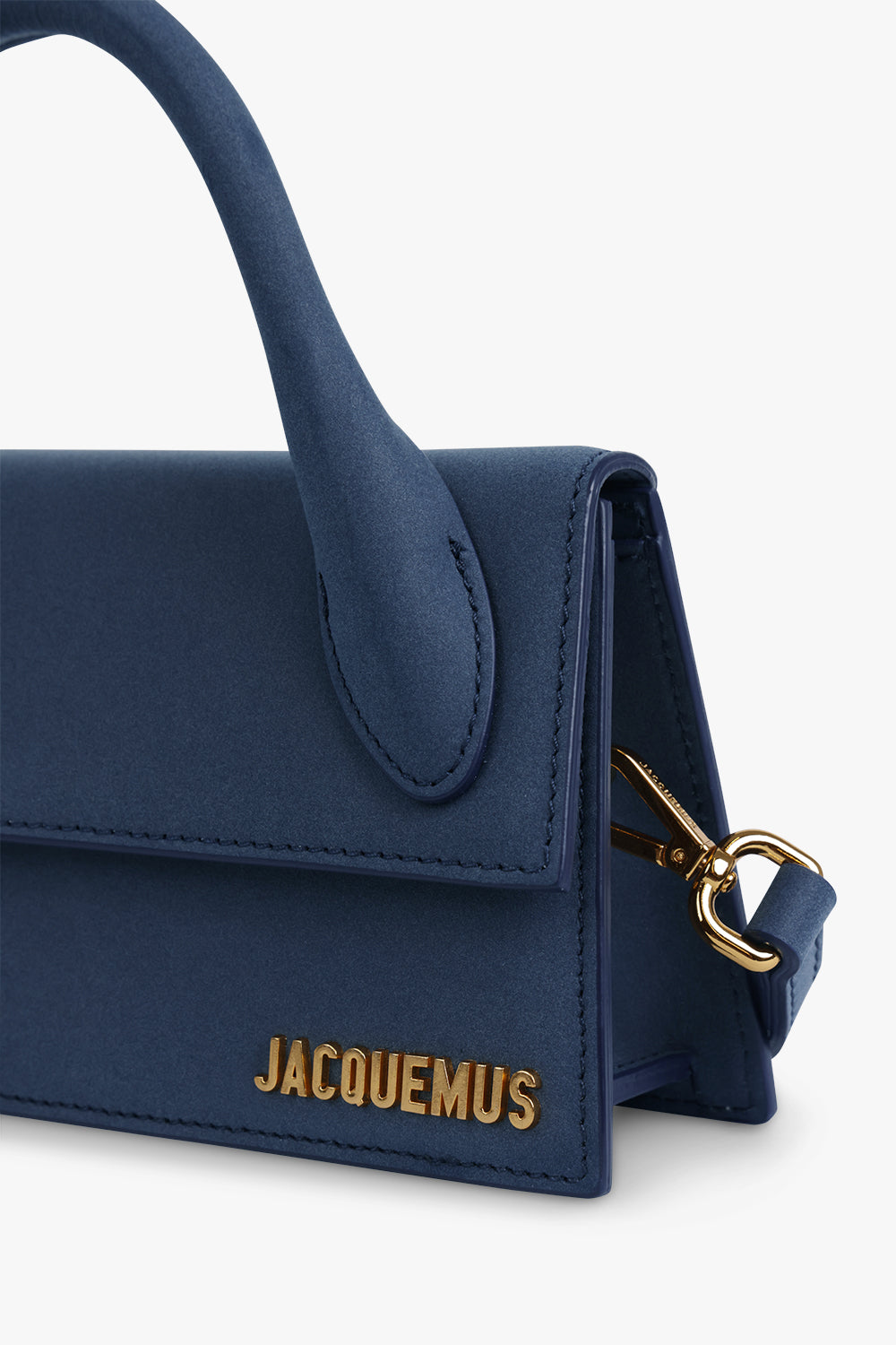 Jacquemus Le Chiquito Long Bag in Blue Leather ref.443138 - Joli Closet