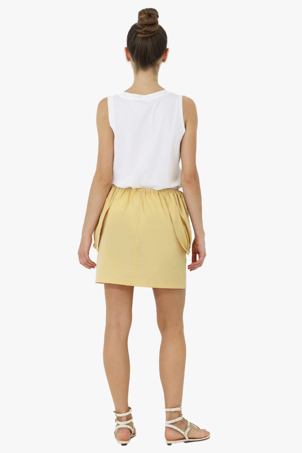 JACQUEMUS RTW LA JUPE CUEILLETTE MINI SKIRT | YELLOW