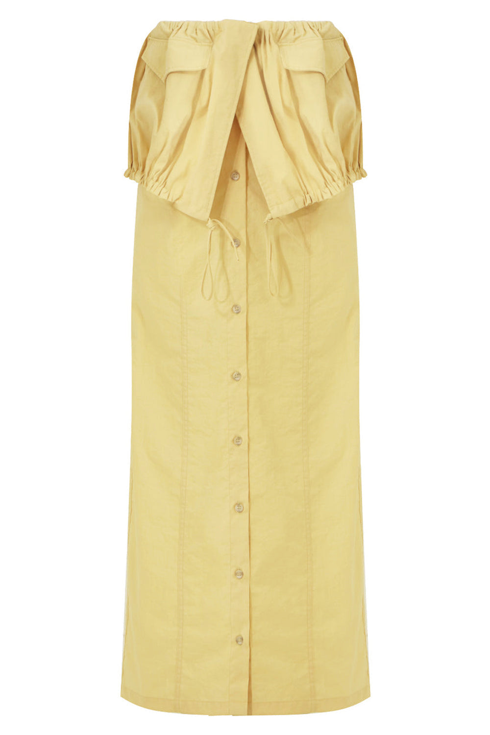 JACQUEMUS RTW LA JUPE CUEILLETTE SKIRT | YELLOW