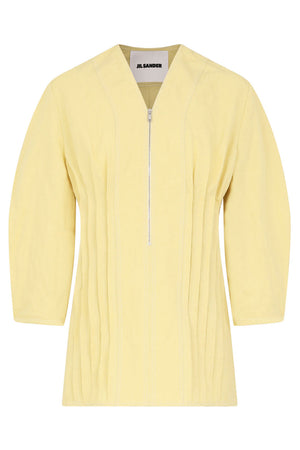 JIL SANDER RTW ZIP-UP BLOUSE | MELON