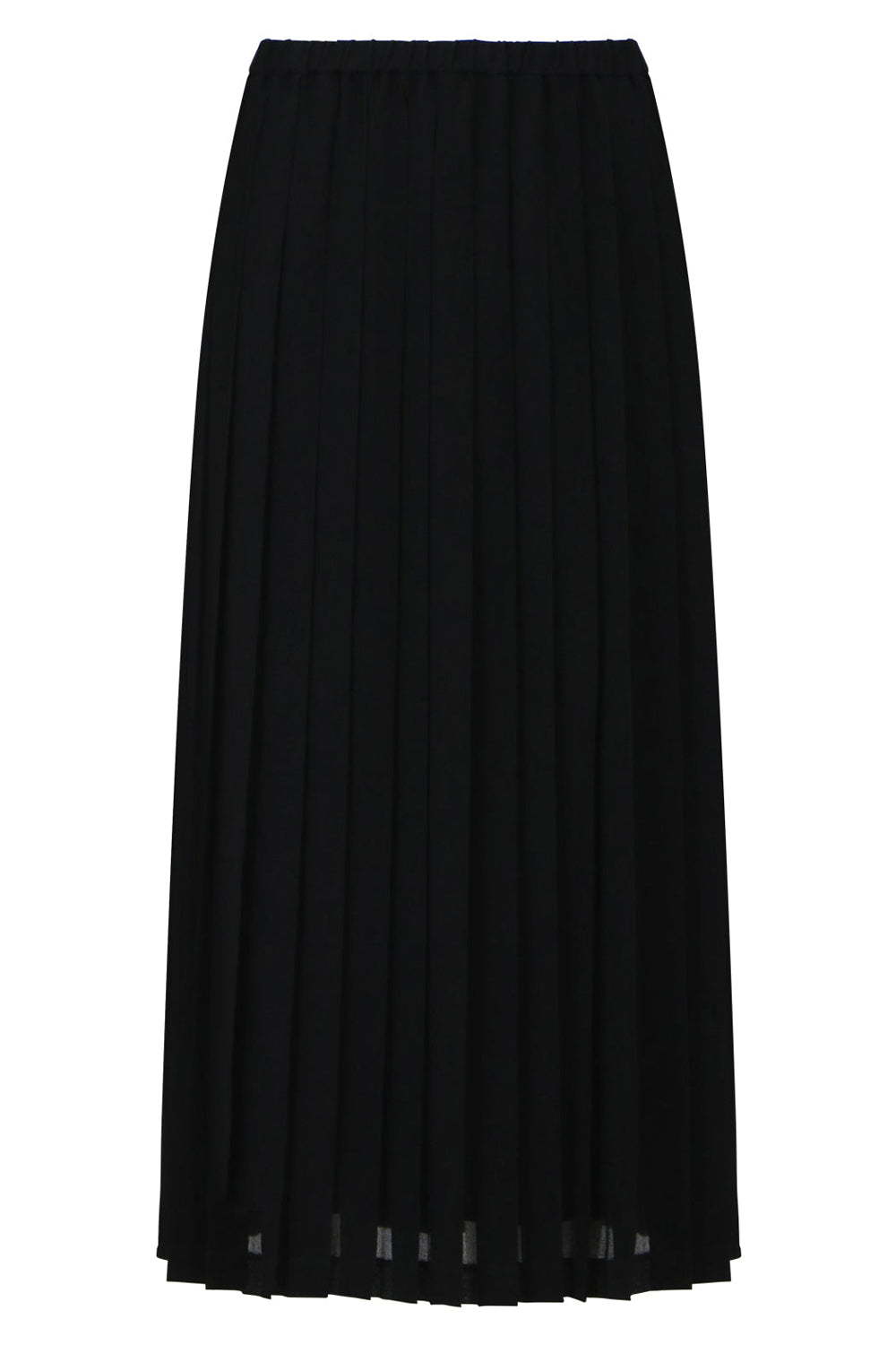 Comme des Garçons Black Cutout Midi Skirt