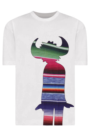 JUNYA WATANABE RTW PRINTED T-SHIRT | WHITE