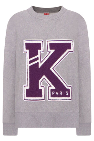 KENZO RTW COLLEGE SWEATSHIRT | PEARL GREY