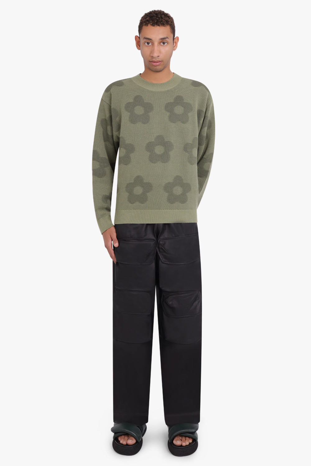 Flower Spot Jumper | Sage Green – Parlour X