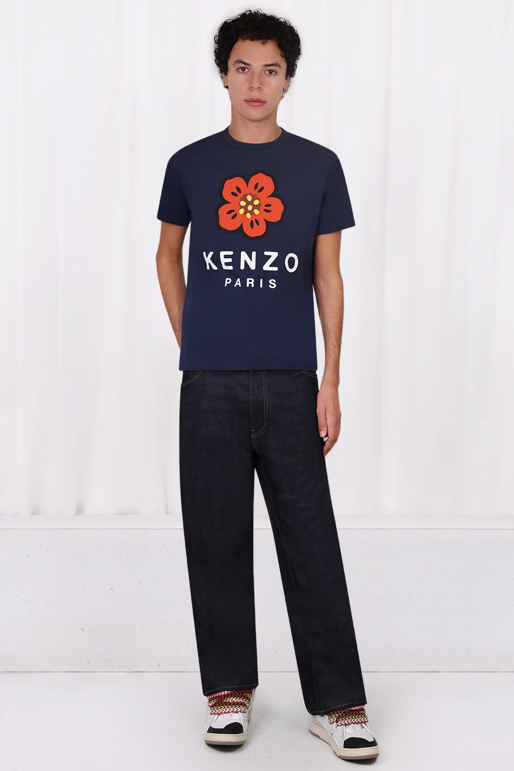 KENZO SEASONAL LOGO CLASSIC T-SHIRT | MIDNIGHT BLUE PARLOUR X