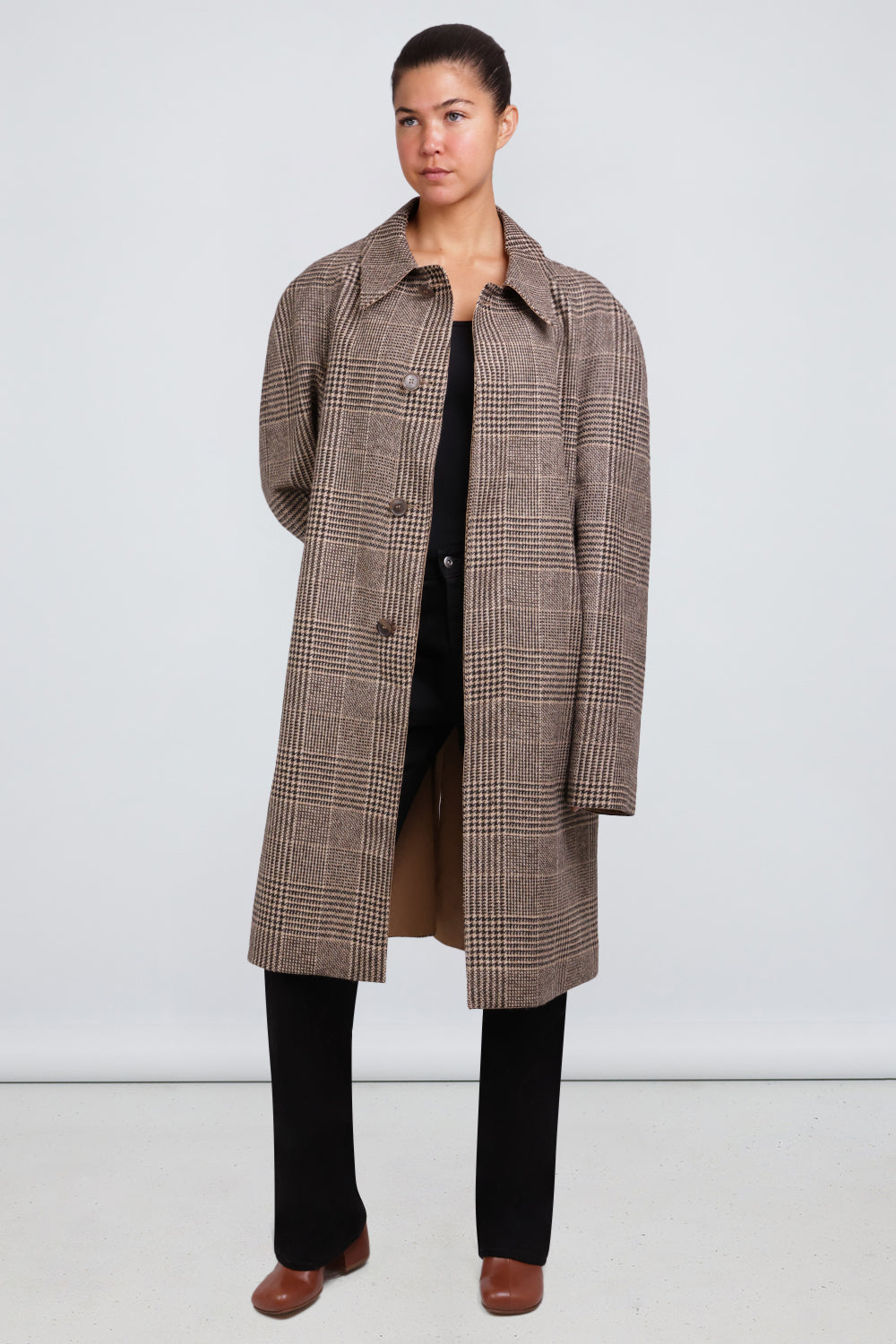 Maison margiela discount checked coat