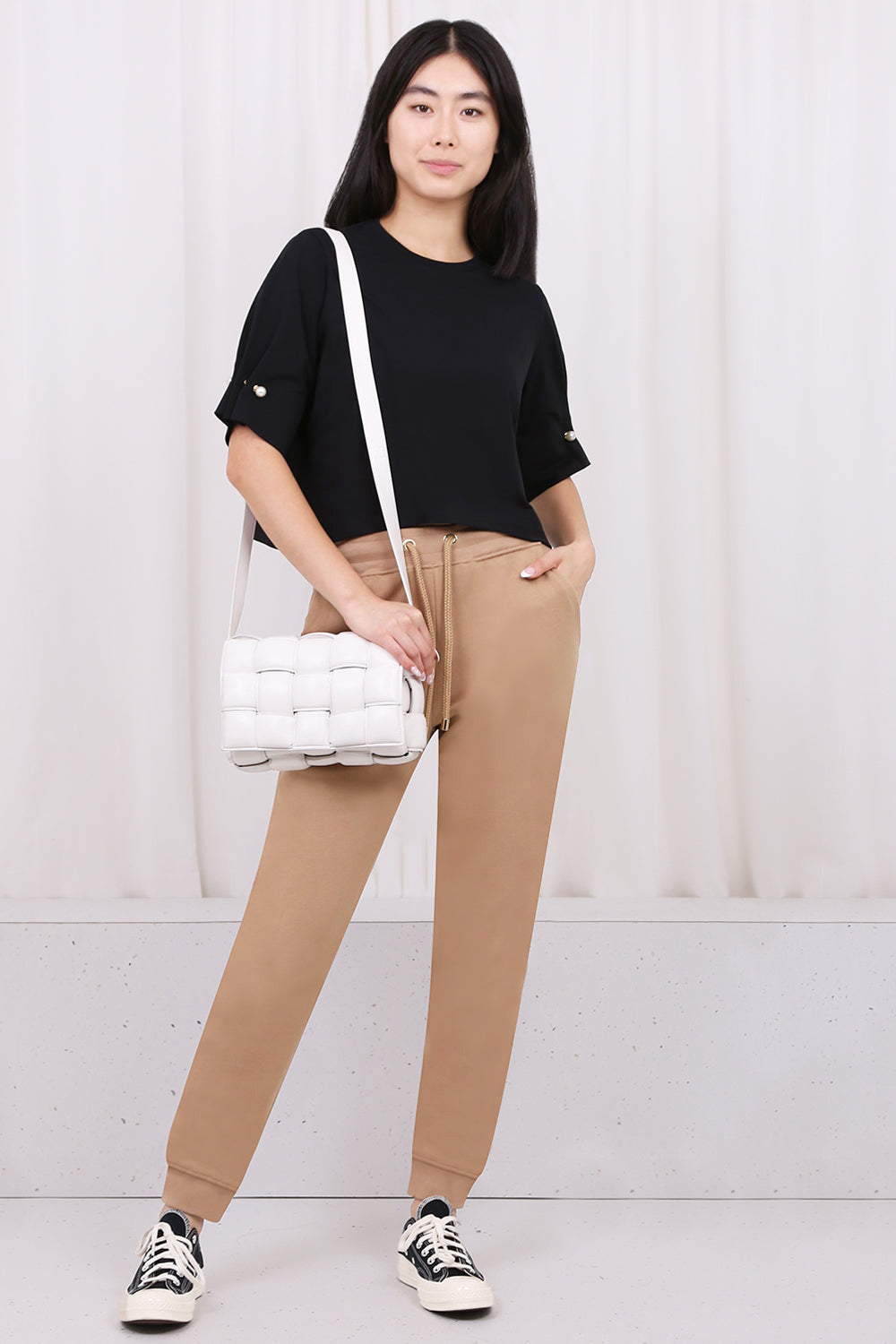 MOTHER OF PEARL RTW JOGGER TAN