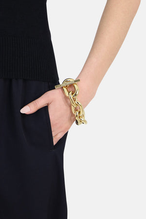 PACO RABANNE ACCESSORIES GOLD XL LINK BRACELET | GOLD