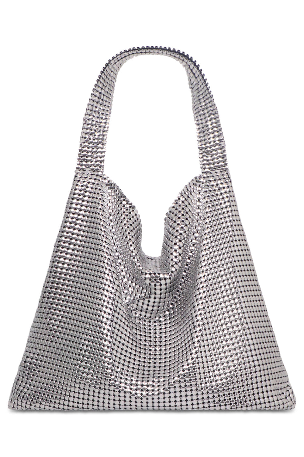 PACO RABANNE MESH MOYEN BAG SILVER NEW SEASON PARLOUR X ONLINE