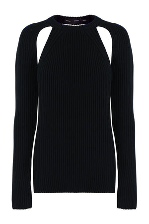 PROENZA SCHOULER KNITWEAR BACKLESS KNIT L/S BLACK