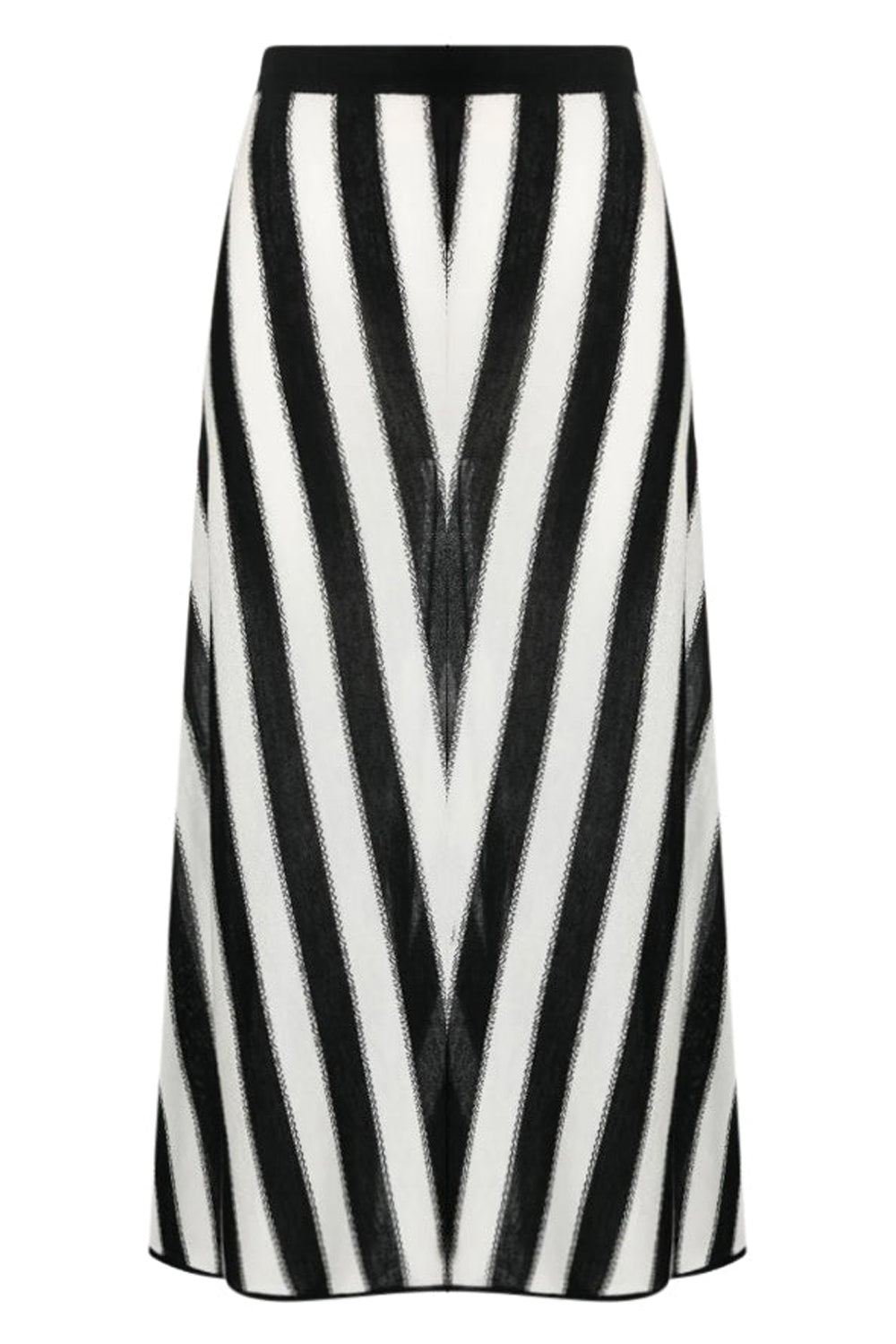 Black and white striped skirt online best sale