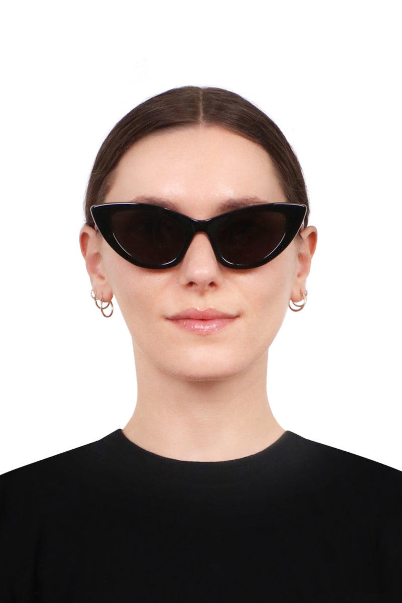 Ysl black best sale cat eye sunglasses