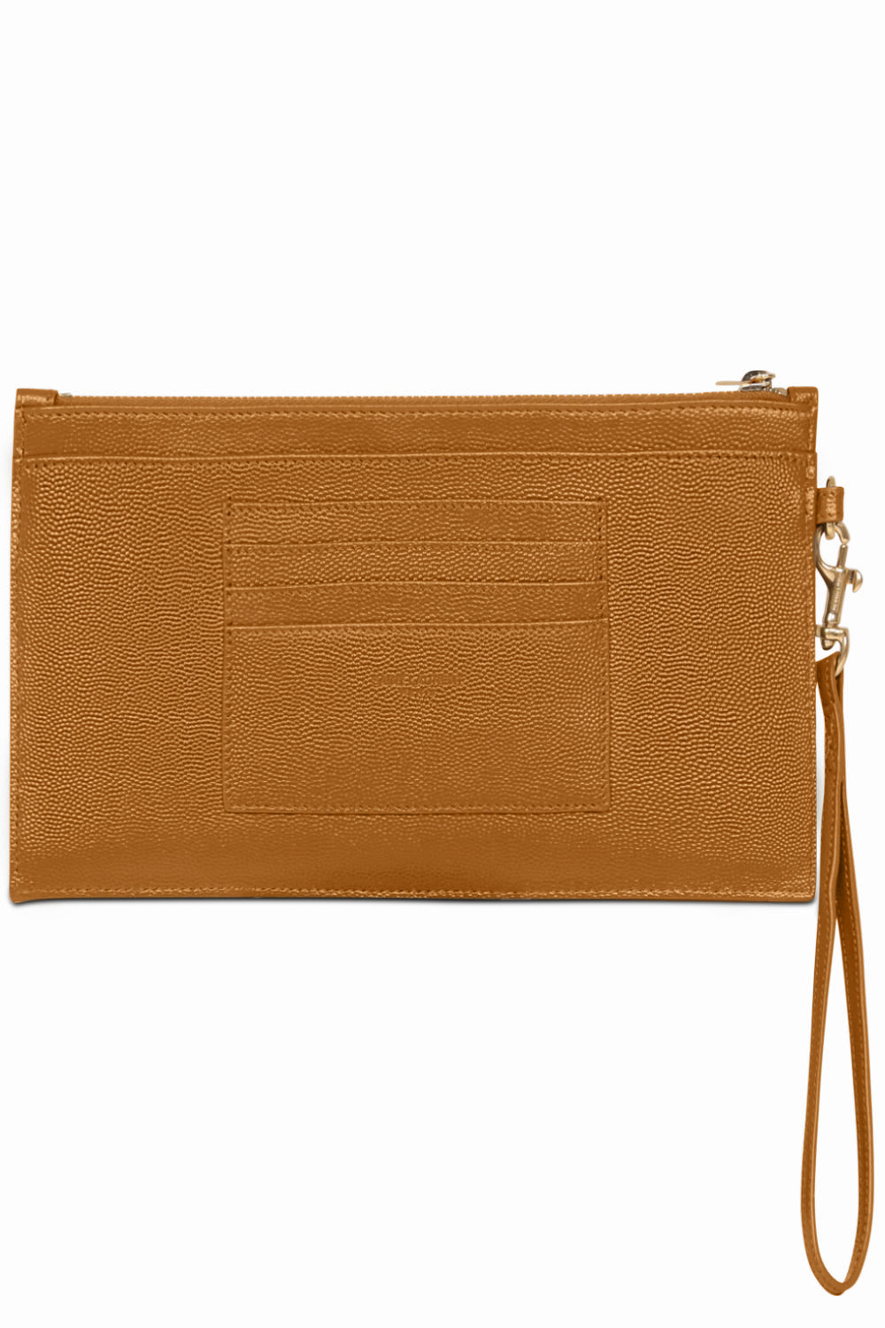 Gold wristlet outlet bag