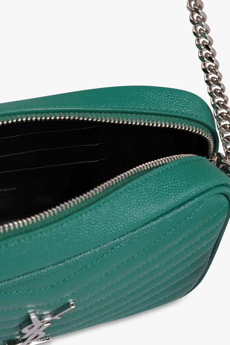 SAINT LAURENT Mini Lou Bag in Green Field color - AUTHENTIC- in BN  condition