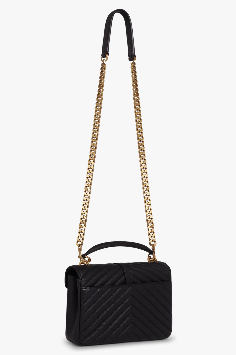 Ysl black discount medium college bag