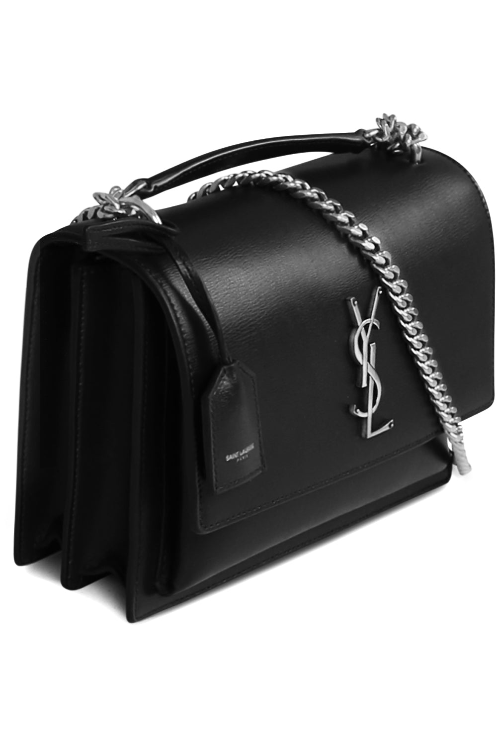 Ysl black hot sale on black