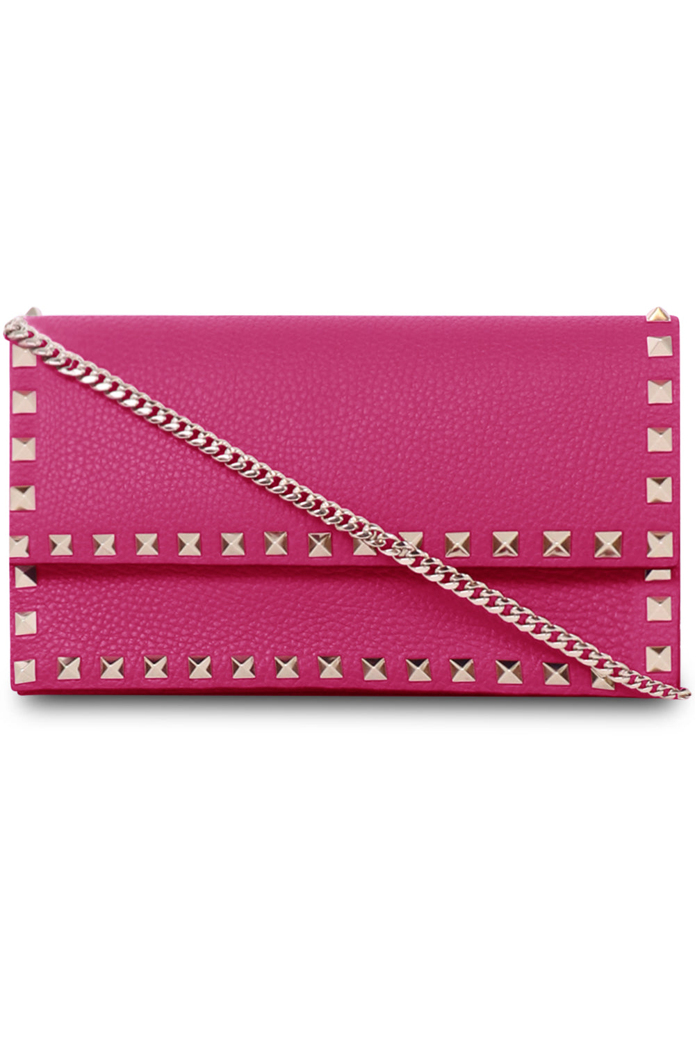 Brand New Valentino Wallet On Chain WOC Clutch In Nude Pink Ready With Strap