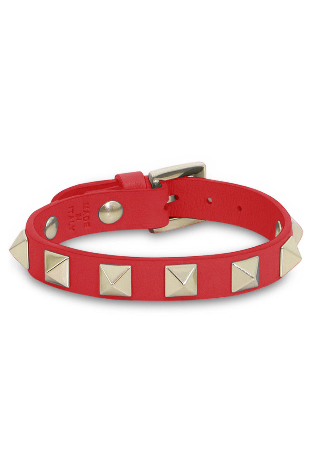 Valentino Garavani Rockstud buckle bracelet - Brown