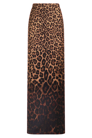 VALENTINO RTW Crepe Skirt | Animalier