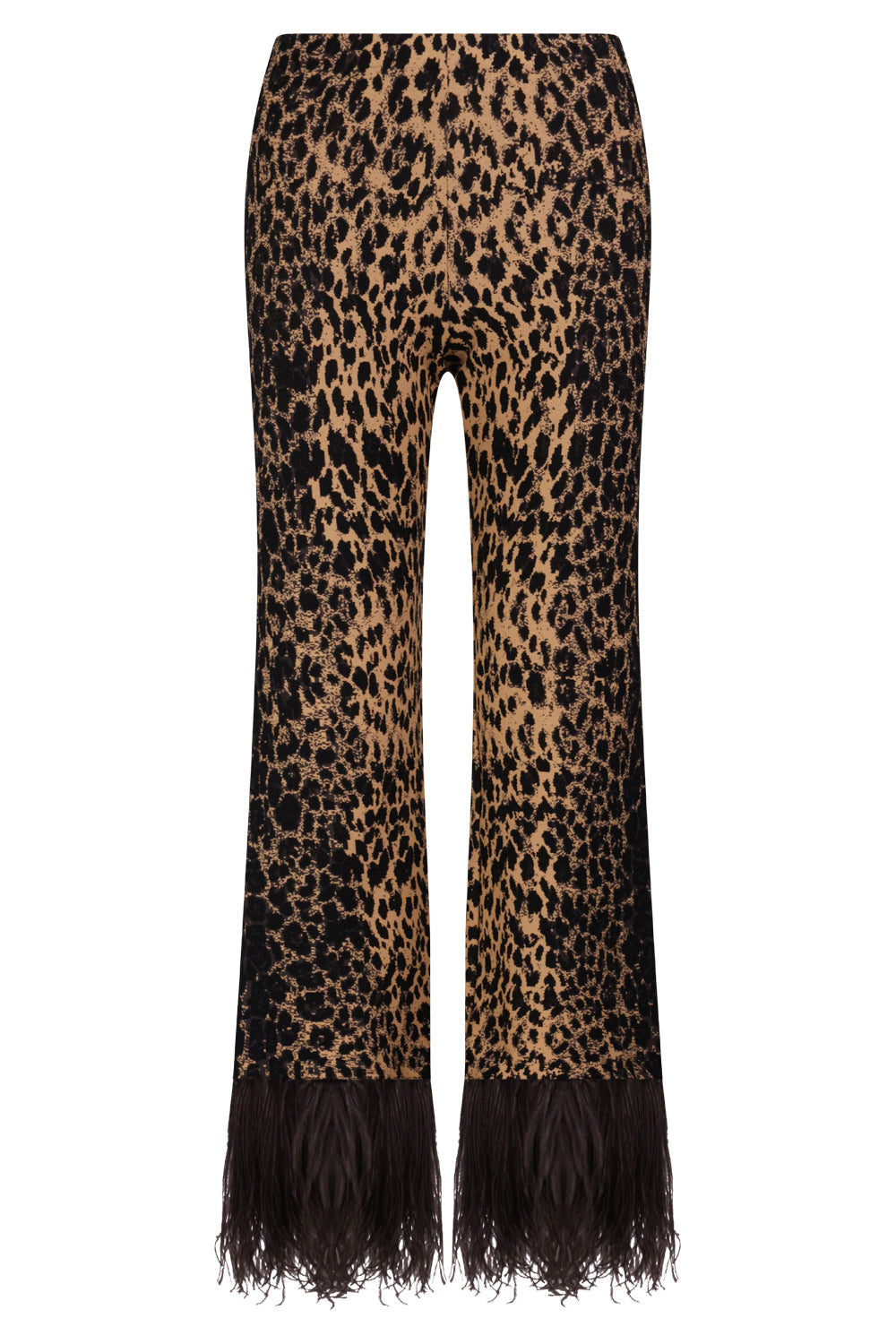 Flared Animalier Jeans