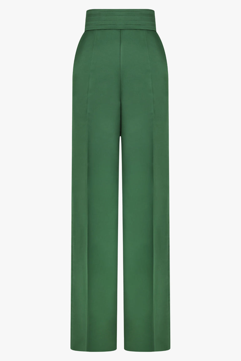 Rose palazzo pants set (Green) - Posh By V