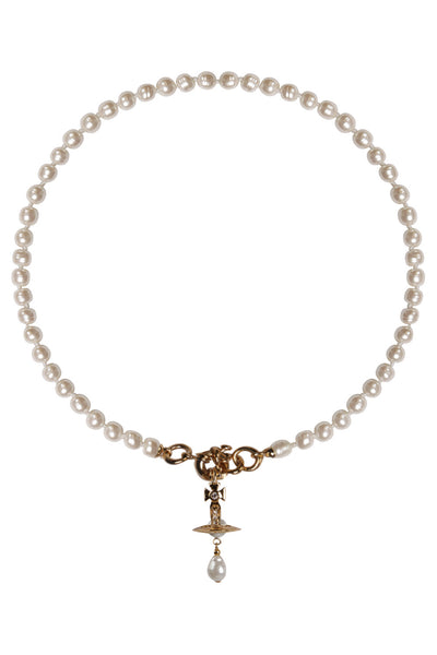 Saturn pearl online necklace vivienne westwood