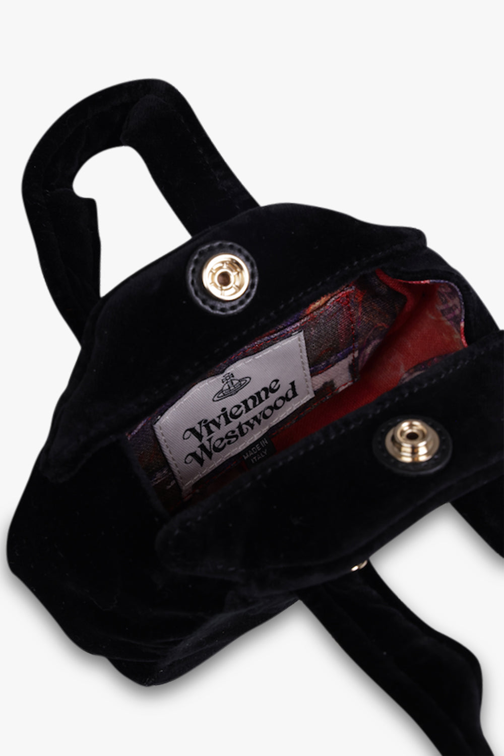 VIVIENNE WESTWOOD ARCHIVE YASMINE VELVET MINI BAG BLACK PARLOUR X – Parlour  X