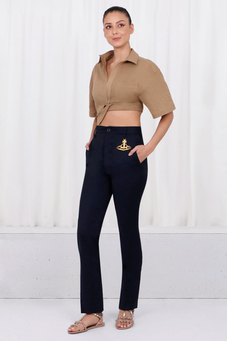 VIVIENNE WESTWOOD RTW CRUISE TROUSER | NAVY