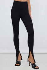 WARDROBE.NYC SIDE ZIP LEGGINGS BLACK NEW SEASON